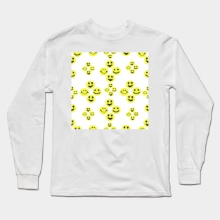 Happy face, smiley face emotions Long Sleeve T-Shirt